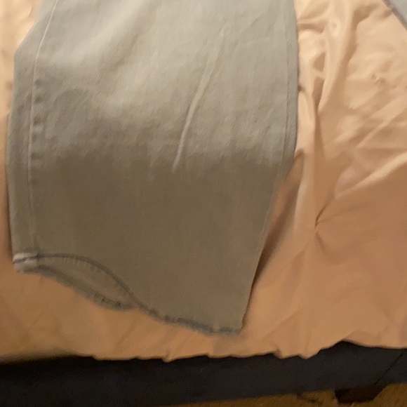 Tie front wide leg denim pants - Picture 2 of 3